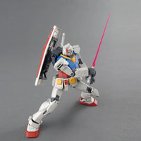 MG 1/100 No.190 RX-78-02 Gundam The Origin – action pose with beam sabre and shield