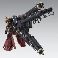 MG 1/100 No.194 MS-06R Zaku II High Mobility Type Psycho – rear angle showing back-mounted missile launchers
