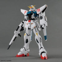 MG 1/100 No.203 F91 Gundam F91 Ver.2.0 – full front view with rifle held