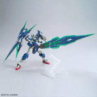 MG 1/100 No.205 GNT-0000/FS 00 Qan Full Saber – action pose on clear stand with full saber