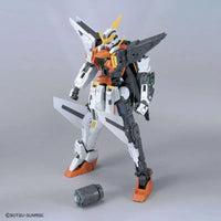 MG 1/100 No.214 GN-003 Gundam Kyrios – rear three-quarter view with detached gun