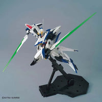 MG 1/100 No.217 MVF-X08 Eclipse Gundam – action pose on black display stand