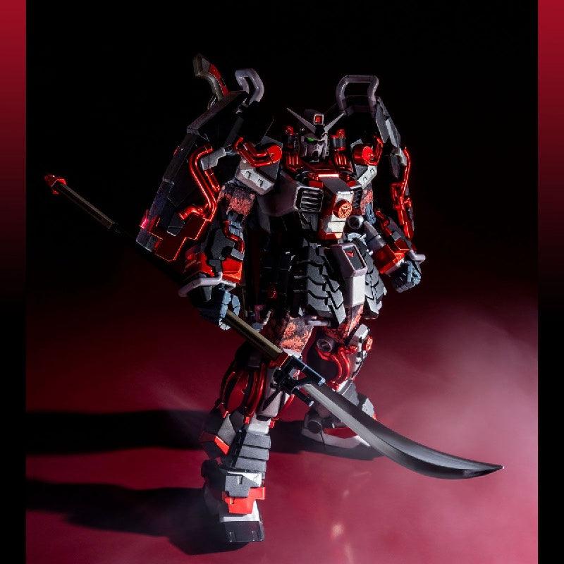 Bandai MG 1/100 Shin Musha Gundam [Sengoku no Jin Black Robe Large Armor] (P-Bandai) - Kidultverse