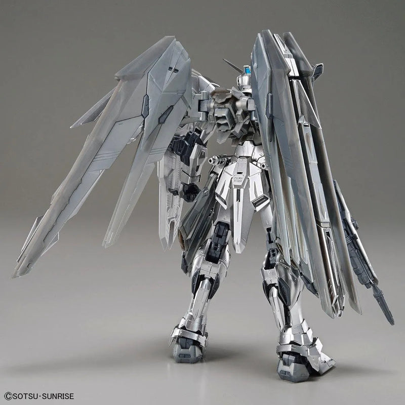 Bandai MG 1/100 The Gundam Base Limited Freedom Gundam Ver.2.0 [Silver Coating] - Kidultverse