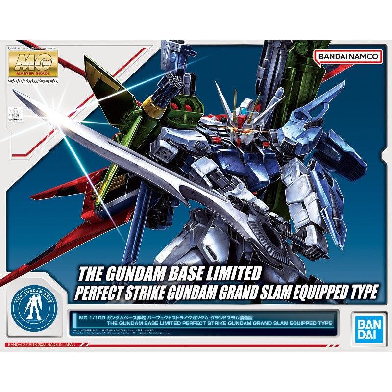 Bandai MG 1/100 The Gundam Base Limited Perfect Strike Gundam Grand Slam Equipped Type - Kidultverse