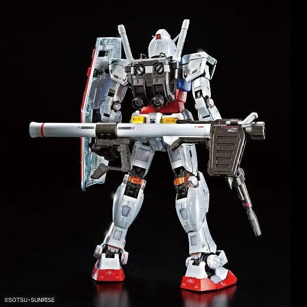 Bandai MG 1/100 The Gundam Base Limited RX-78-2 Gundam Ver.3.0 [Titanium Finish] - Kidultverse
