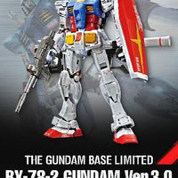 Bandai MG 1/100 The Gundam Base Limited RX-78-2 Gundam Ver.3.0 [Titanium Finish] - Kidultverse