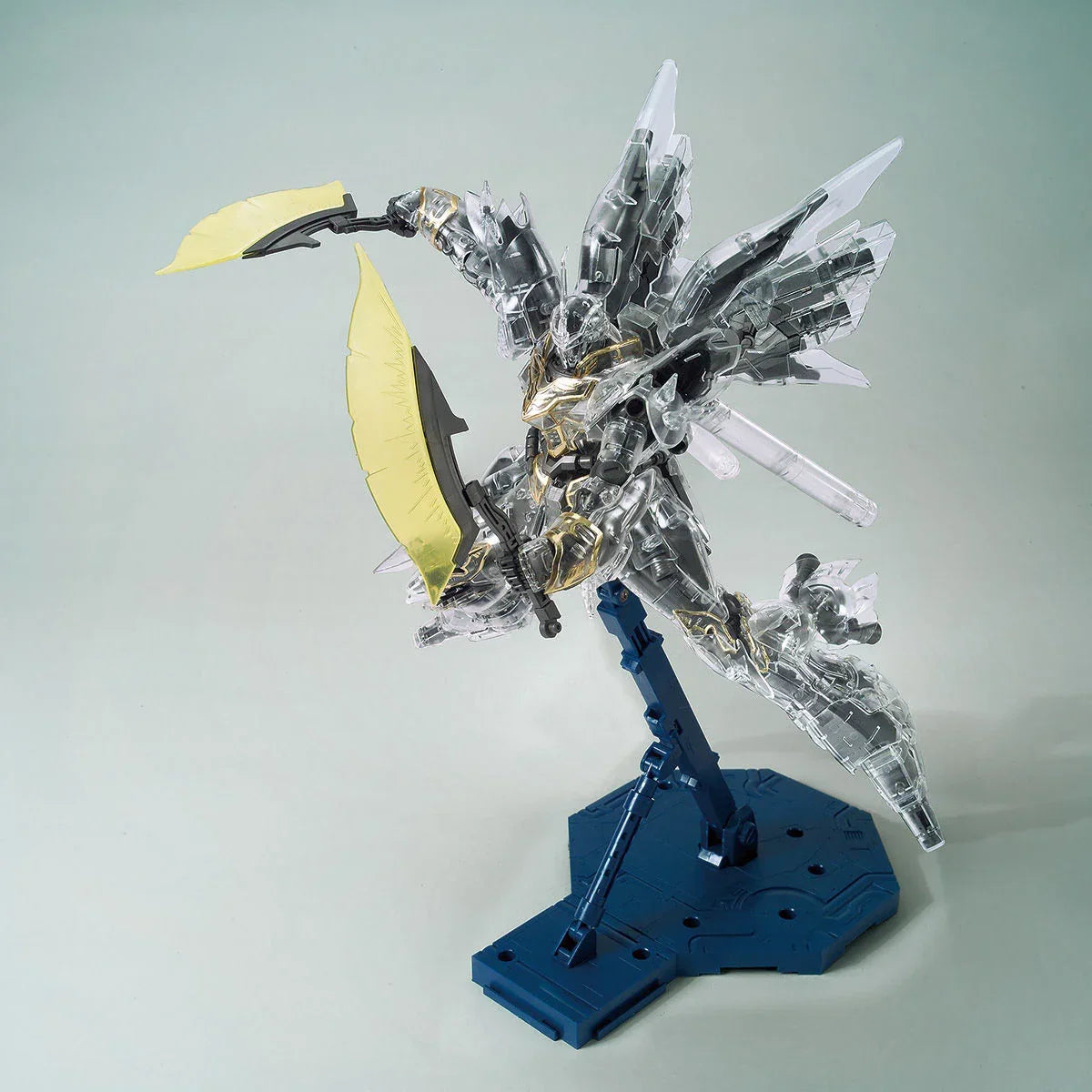Bandai MG 1/100 The Gundam Base Limited Sinanju [Mechanical Clear] - Kidultverse