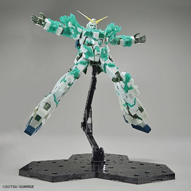 Bandai MG 1/100 The Gundam Base Limited Unicorn Gundam [Luminous Crystal Body] - Kidultverse