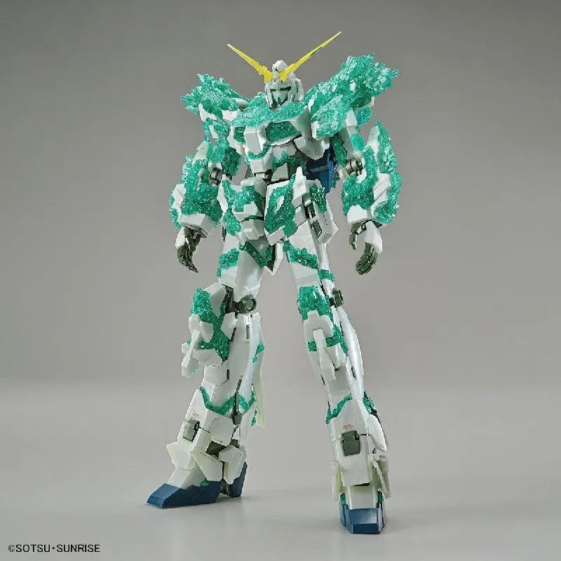 Bandai MG 1/100 The Gundam Base Limited Unicorn Gundam [Luminous Crystal Body] - Kidultverse