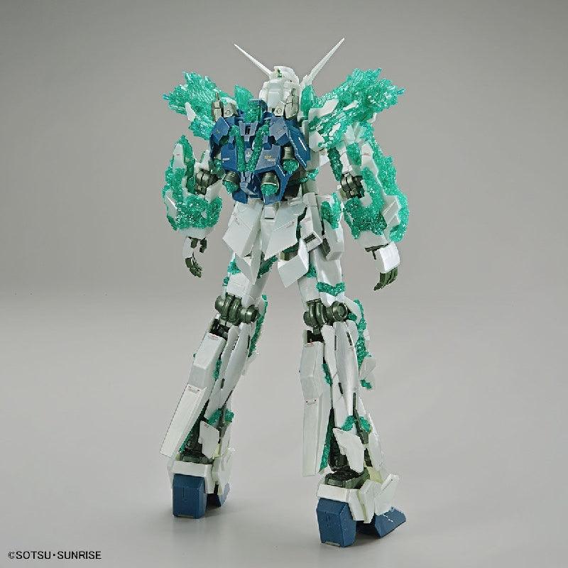 Bandai MG 1/100 The Gundam Base Limited Unicorn Gundam [Luminous Crystal Body] - Kidultverse