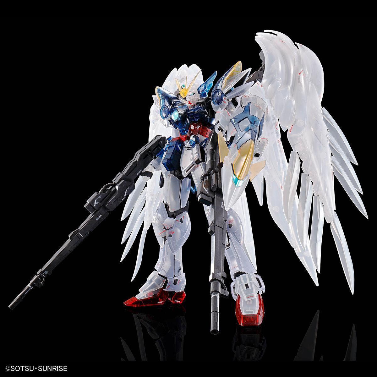 Bandai MG 1/100 The Gundam Base Limited Wing Gundam Zero EW [Clear Color] - Kidultverse