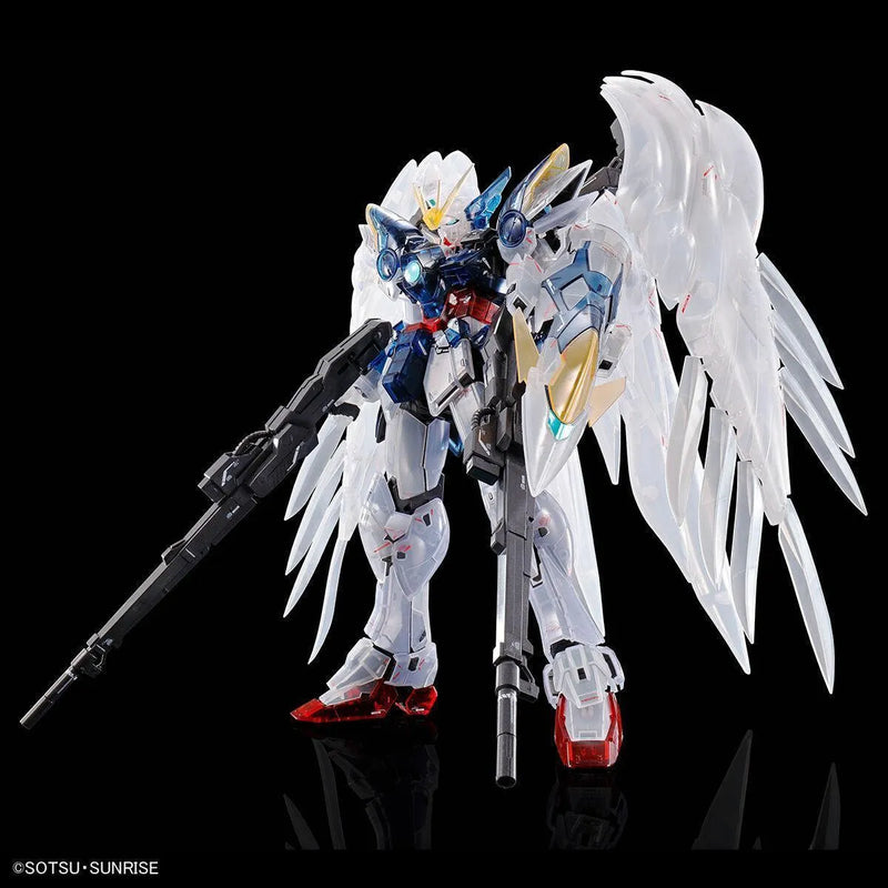 Bandai MG 1/100 The Gundam Base Limited Wing Gundam Zero EW [Clear Color] - Kidultverse