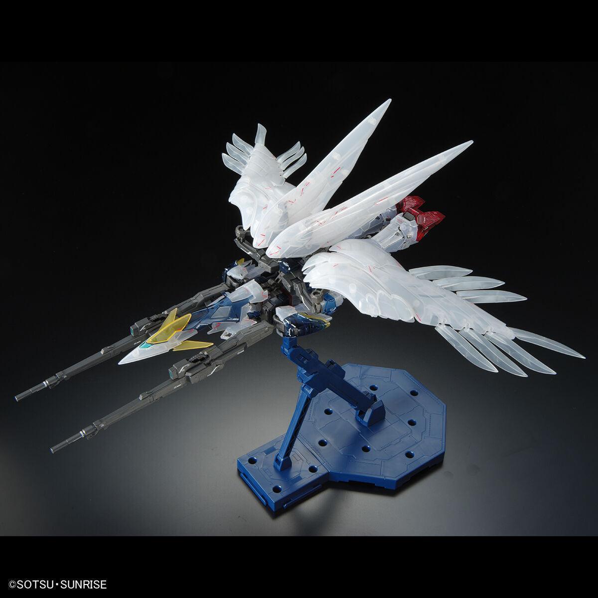 Bandai MG 1/100 The Gundam Base Limited Wing Gundam Zero EW [Clear Color] - Kidultverse