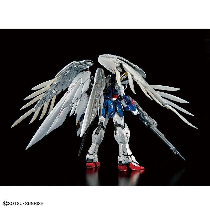 Bandai MG 1/100 The Gundam Base Limited Wing Gundam Zero EW Ver.Ka [Titanium Finish] - Kidultverse