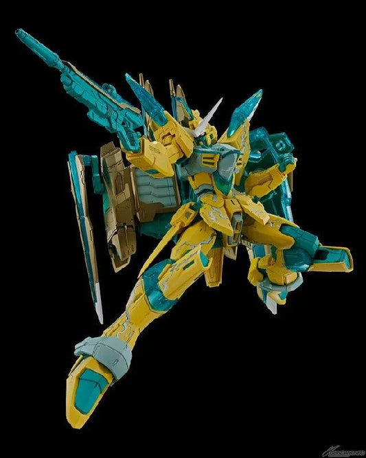 Bandai MG 1/100 ZGMF-X09A Justice Gundam [Cross Contrast Colors / Clear Yellow] (P-Bandai) - Kidultverse