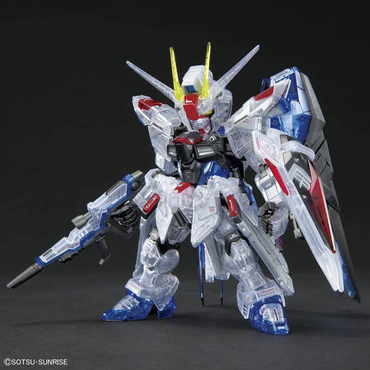 Bandai MGSD The Gundam Base Limited Freedom Gundam [Clear Color] - Kidultverse