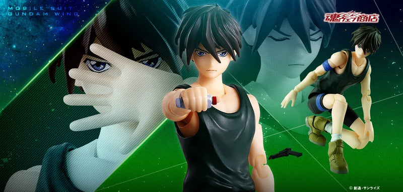 Bandai Mobile Suit Gundam Wing: S.H.Figuarts Heero Yuy (P-Bandai) - Kidultverse
