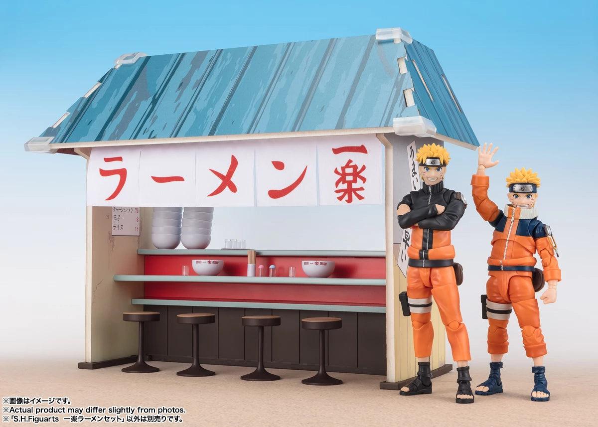 Bandai Naruto Shippuden: S.H.Figuarts Ichiraku Ramen Set - Kidultverse