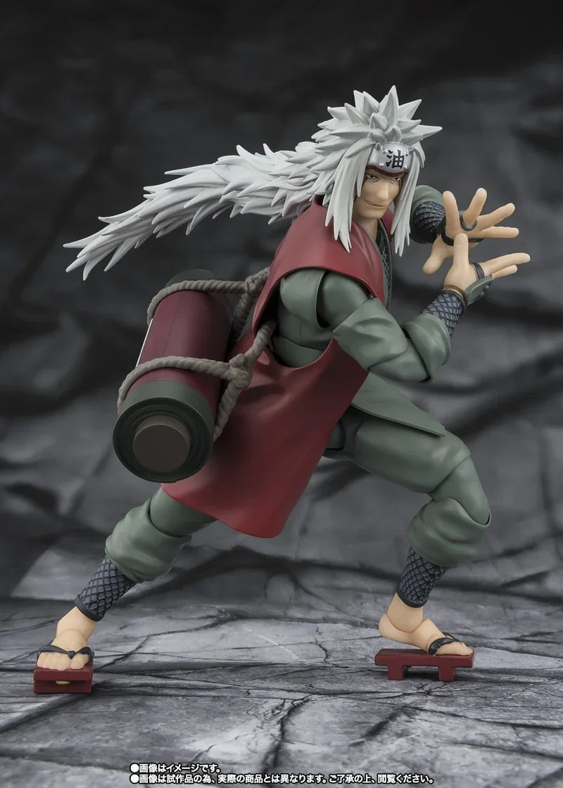 Bandai Naruto Shippuden: S.H.Figuarts Jiraiya (Hidden Leaf Heroic Master Sage) [Sage Mode Set] (P-Bandai) - Kidultverse