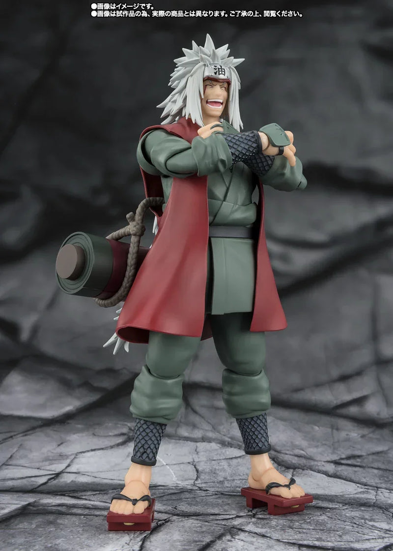 Bandai Naruto Shippuden: S.H.Figuarts Jiraiya (Hidden Leaf Heroic Master Sage) [Sage Mode Set] (P-Bandai) - Kidultverse