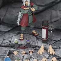 Bandai Naruto Shippuden: S.H.Figuarts Jiraiya (Hidden Leaf Heroic Master Sage) [Sage Mode Set] (P-Bandai) - Kidultverse
