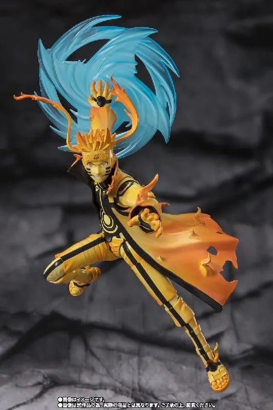Bandai Naruto Shippuden: S.H.Figuarts Uzumaki Naruto [Kurama Link Mode] - Courageous Strength That Binds - Kidultverse