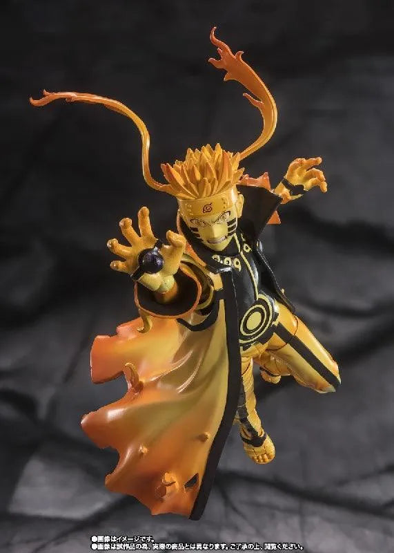 Bandai Naruto Shippuden: S.H.Figuarts Uzumaki Naruto [Kurama Link Mode] - Courageous Strength That Binds - Kidultverse