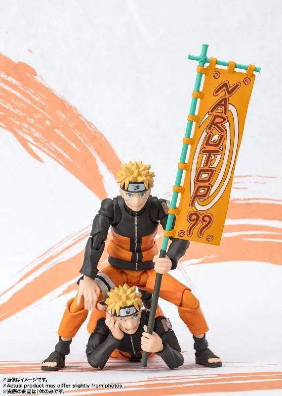 Bandai Naruto Shippuden: S.H.Figuarts Uzumaki Naruto [NarutoP99 Edition] - Kidultverse