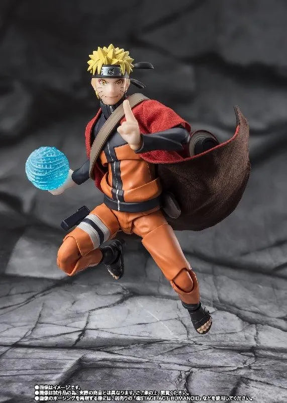 Bandai Naruto Shippuden: S.H.Figuarts Uzumaki Naruto [Sage Mode] - Savior of Konoha (P-Bandai) - Kidultverse
