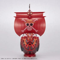 One Piece Grand Ship Collection Thousand Sunny Commemorative – front view on display base