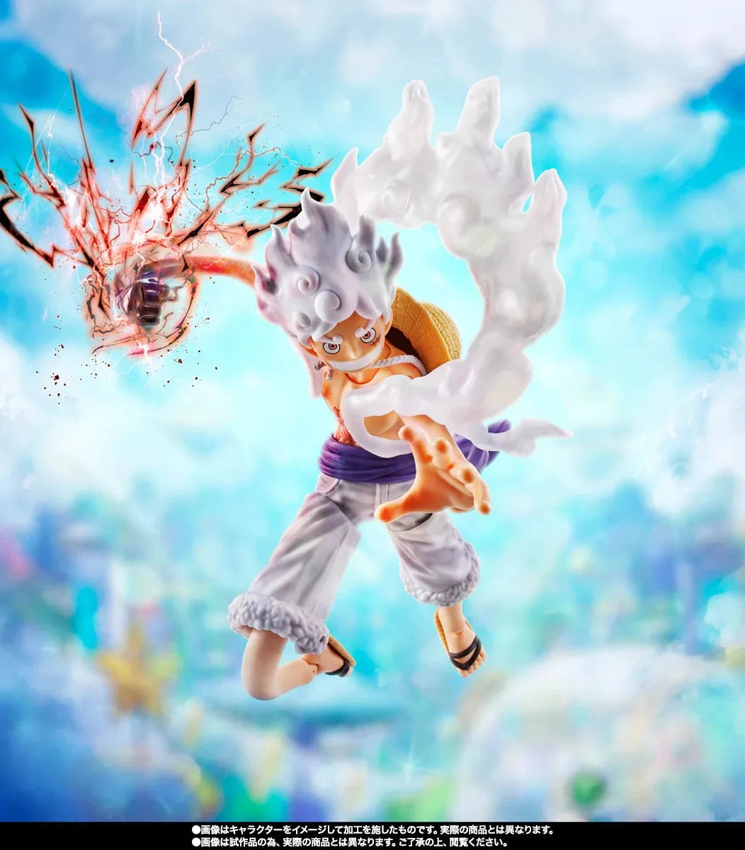 Bandai One Piece: S.H.Figuarts Monkey D. Luffy Gear 5 [Future Island Egghead] - Kidultverse