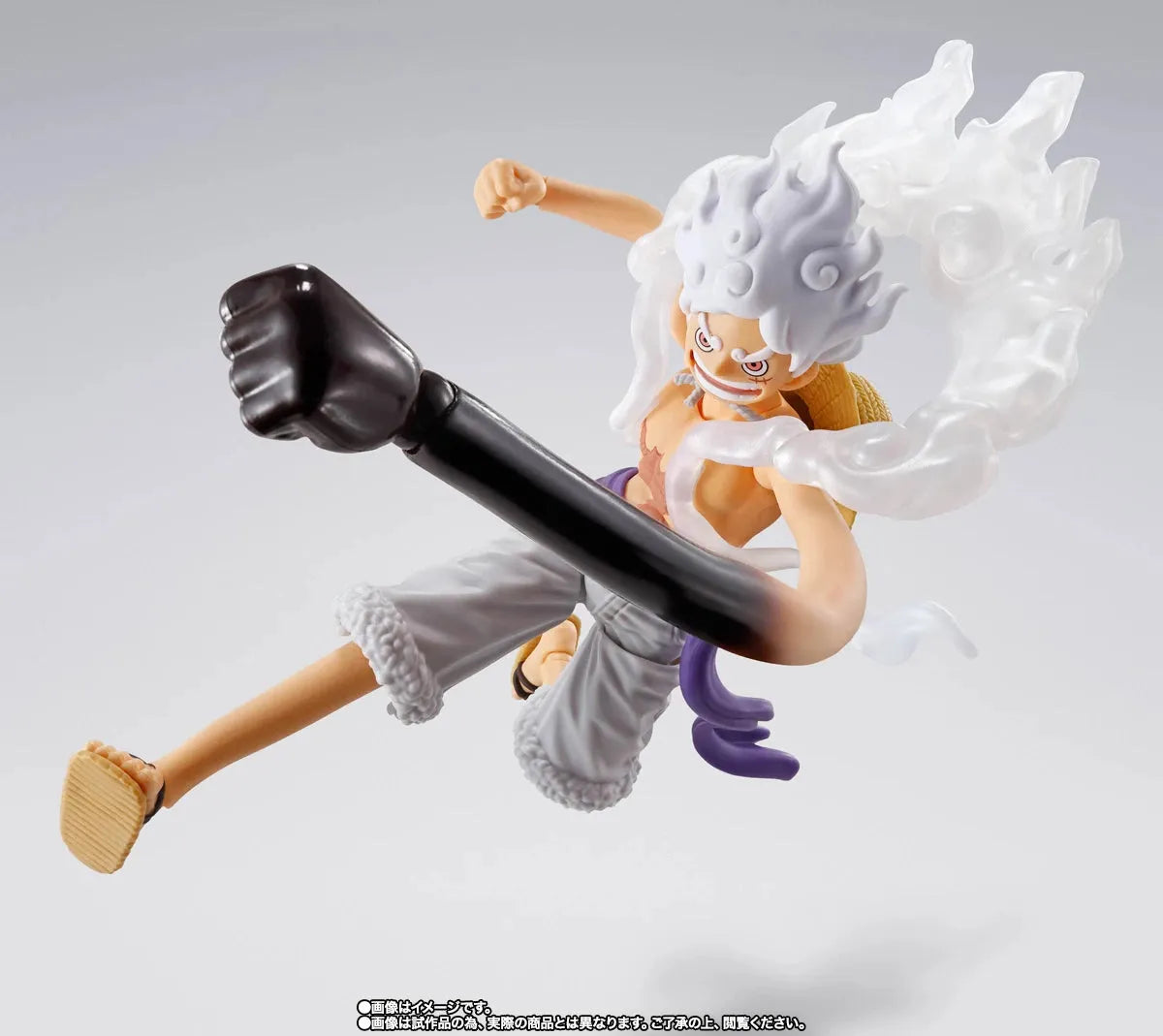 Bandai One Piece: S.H.Figuarts Monkey D. Luffy Gear 5 [Future Island Egghead] - Kidultverse
