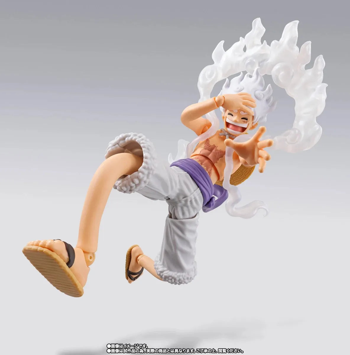 Bandai One Piece: S.H.Figuarts Monkey D. Luffy Gear 5 [Future Island Egghead] - Kidultverse