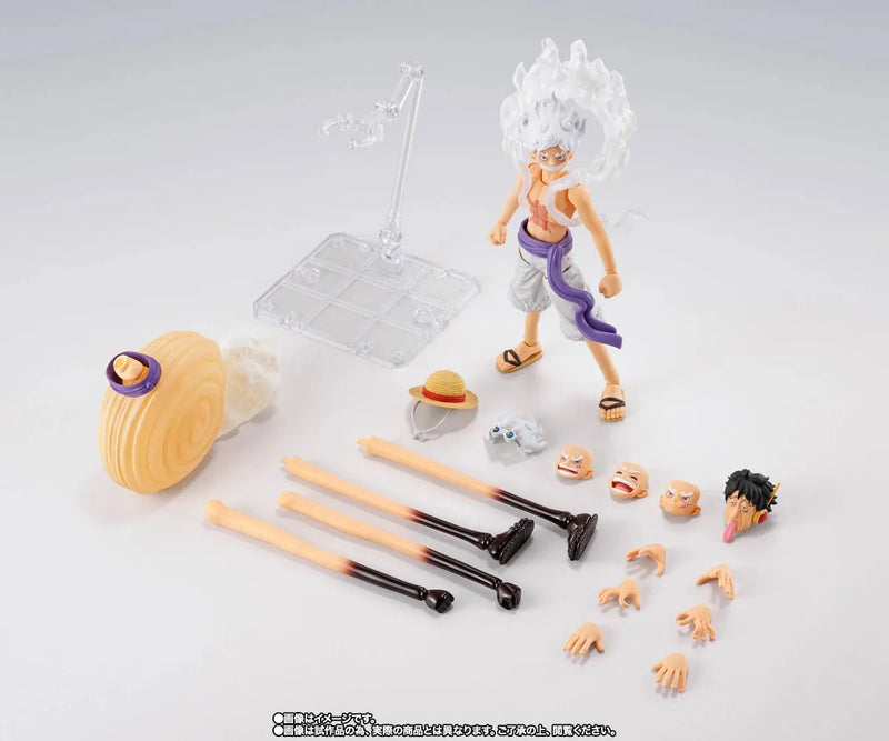 Bandai One Piece: S.H.Figuarts Monkey D. Luffy Gear 5 [Future Island Egghead] - Kidultverse