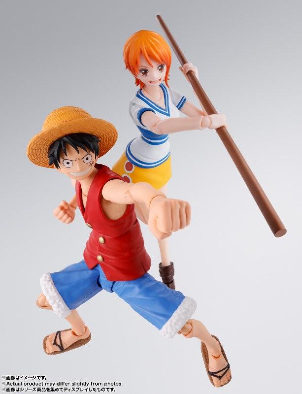 Bandai One Piece: S.H.Figuarts Monkey D. Luffy [Romance Dawn] - Kidultverse