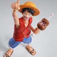 Bandai One Piece: S.H.Figuarts Monkey D. Luffy [Romance Dawn] - Kidultverse