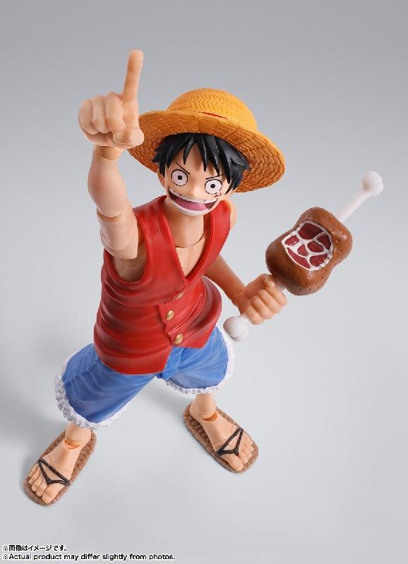 Bandai One Piece: S.H.Figuarts Monkey D. Luffy [Romance Dawn] - Kidultverse