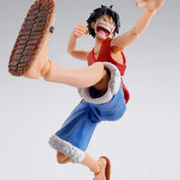 Bandai One Piece: S.H.Figuarts Monkey D. Luffy [Romance Dawn] - Kidultverse