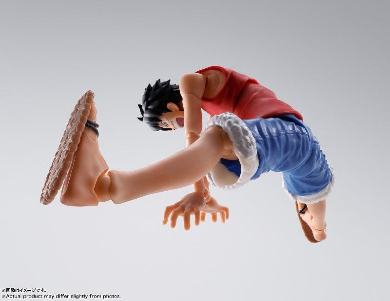 Bandai One Piece: S.H.Figuarts Monkey D. Luffy [Romance Dawn] - Kidultverse