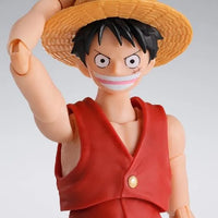 Bandai One Piece: S.H.Figuarts Monkey D. Luffy [Romance Dawn] - Kidultverse
