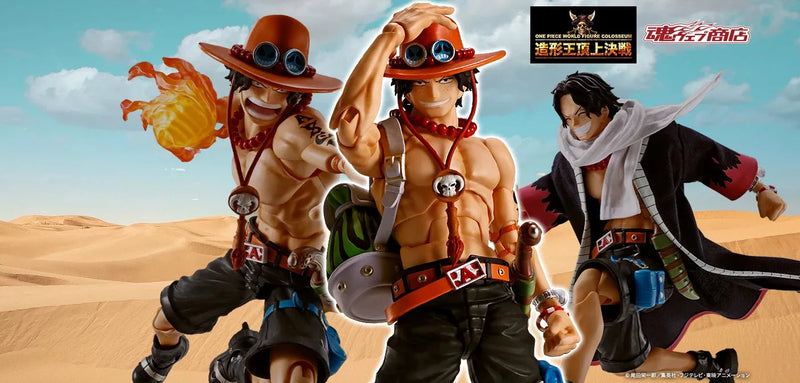 Bandai One Piece: S.H.Figuarts Portgas.D.Ace [Fire Fist] - Kidultverse