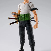 Bandai One Piece: S.H.Figuarts Roronoa Zoro [Romance Dawn] - Kidultverse