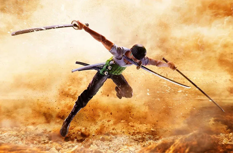 Bandai One Piece: S.H.Figuarts Roronoa Zoro [Romance Dawn] - Kidultverse