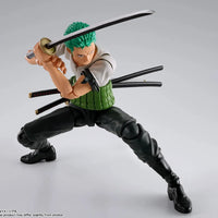Bandai One Piece: S.H.Figuarts Roronoa Zoro [Romance Dawn] - Kidultverse