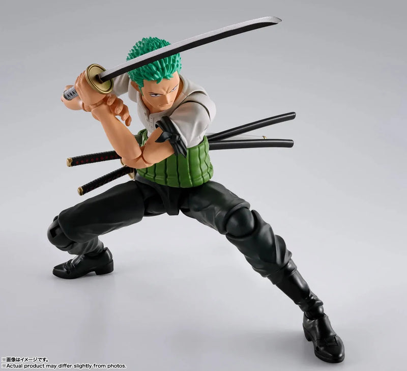 Bandai One Piece: S.H.Figuarts Roronoa Zoro [Romance Dawn] - Kidultverse