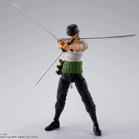 Bandai One Piece: S.H.Figuarts Roronoa Zoro [Romance Dawn] - Kidultverse