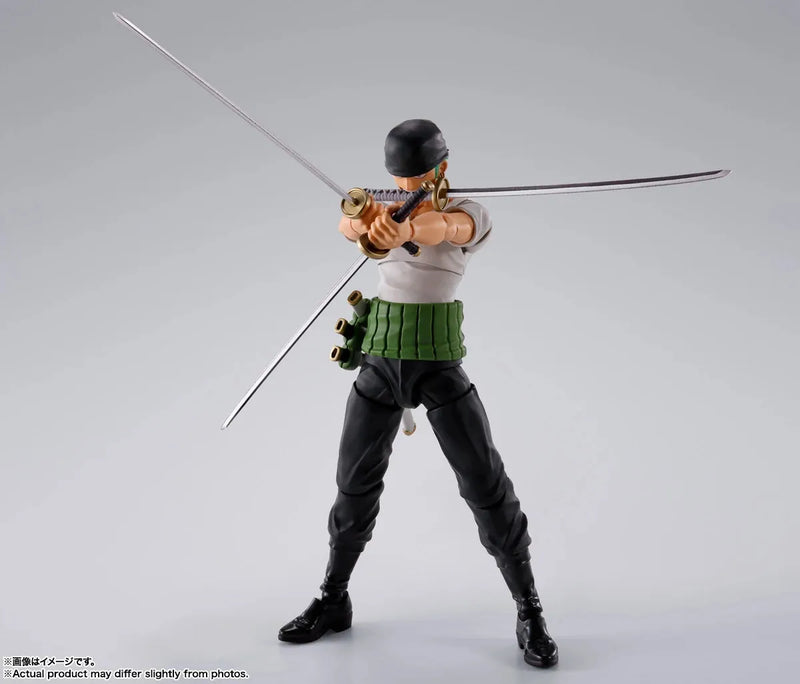 Bandai One Piece: S.H.Figuarts Roronoa Zoro [Romance Dawn] - Kidultverse