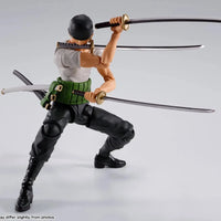 Bandai One Piece: S.H.Figuarts Roronoa Zoro [Romance Dawn] - Kidultverse