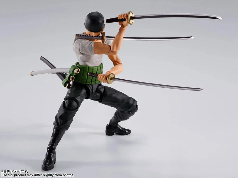Bandai One Piece: S.H.Figuarts Roronoa Zoro [Romance Dawn] - Kidultverse